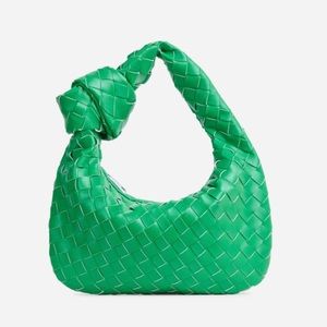 Woven knot handbag